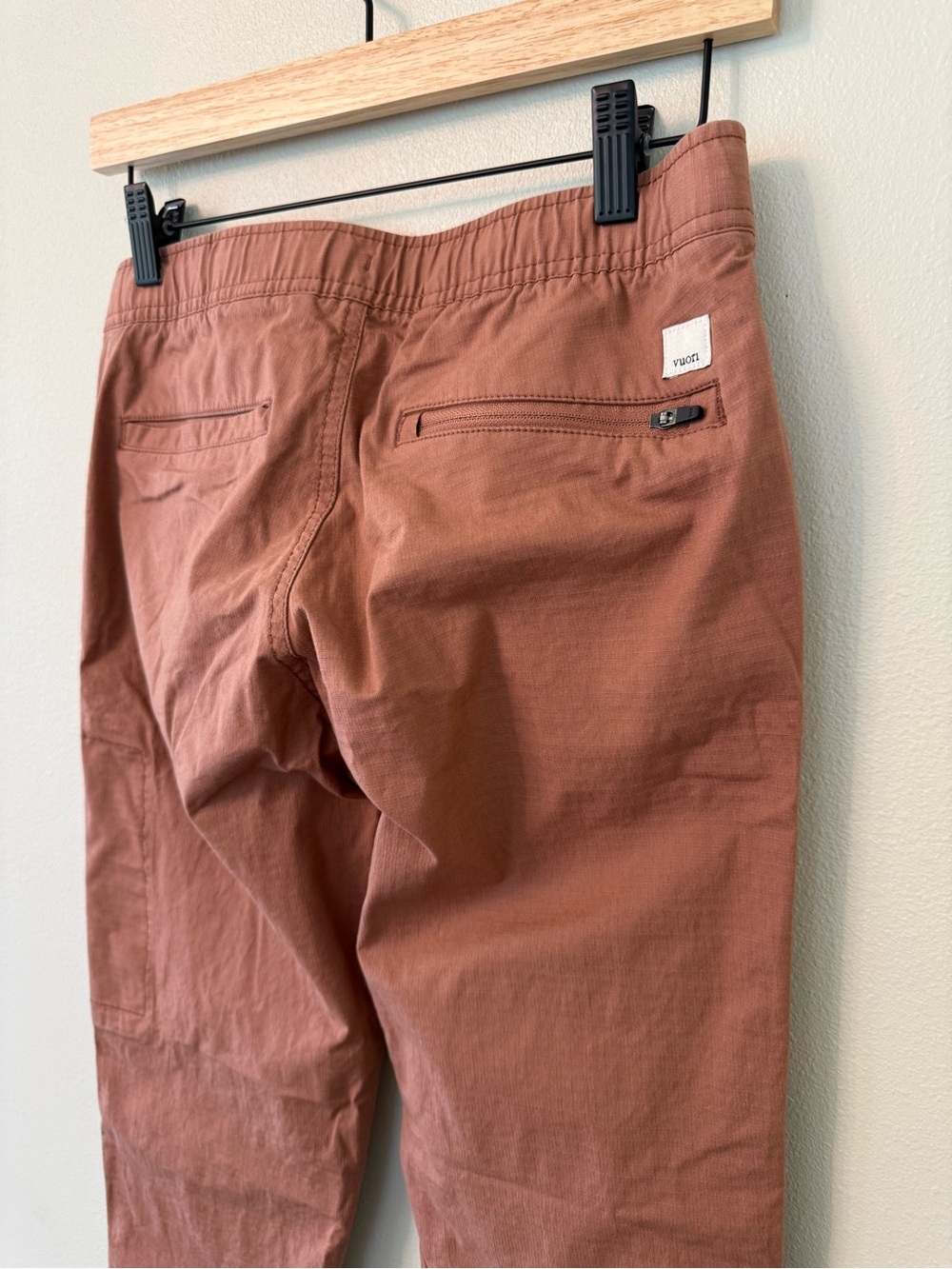 Vuori Ripstop Pants Dusty Rose Drawstring Cargo Jogger XS - Picture 5 of 6